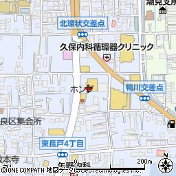 スーパードラッグひまわり　東長戸店周辺の地図