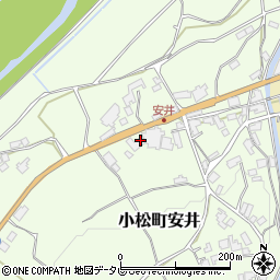 愛媛県西条市小松町安井250周辺の地図