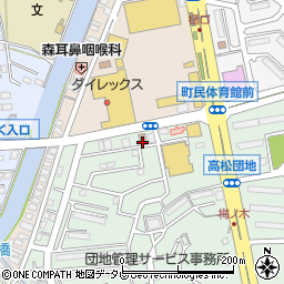 水巻梅ノ木郵便局周辺の地図