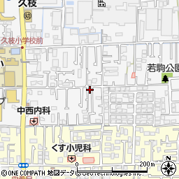 公文式久枝教室周辺の地図