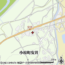 愛媛県西条市小松町安井244周辺の地図