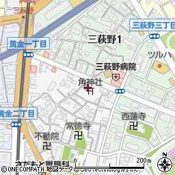 角神社周辺の地図