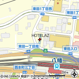 ＨＯＴＥＬ　ＡＺ北九州八幡店周辺の地図