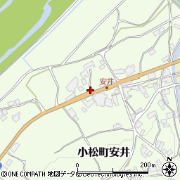 愛媛県西条市小松町安井469周辺の地図