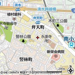 福岡県北九州市小倉北区弁天町7周辺の地図