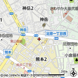 九州コピー周辺の地図