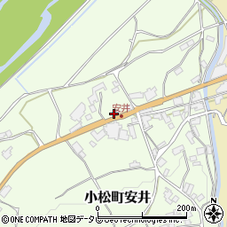 愛媛県西条市小松町安井482周辺の地図