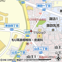 福岡県北九州市八幡東区枝光本町1周辺の地図