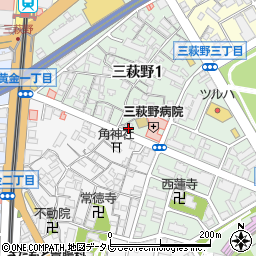 ニック調剤薬局　三萩野店周辺の地図