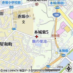 光妙教会北九州支部周辺の地図