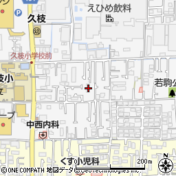 愛媛県松山市安城寺町105周辺の地図