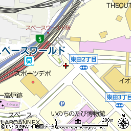 ＪＲ九州レンタカー＆パーキングスペースワールド駅自動車整理場駐車場周辺の地図