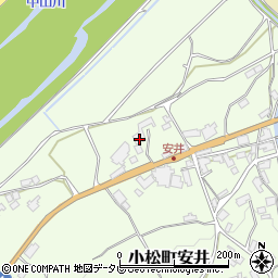 愛媛県西条市小松町安井471-4周辺の地図