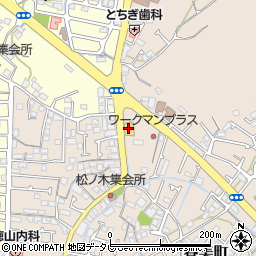 ファミリーマート松山松ノ木店周辺の地図