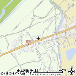 愛媛県西条市小松町安井498-2周辺の地図