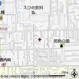 愛媛県松山市安城寺町121周辺の地図