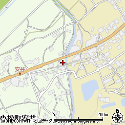 愛媛県西条市小松町安井522周辺の地図
