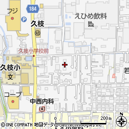 愛媛県松山市安城寺町107周辺の地図