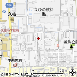愛媛県松山市安城寺町115周辺の地図