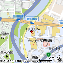 ガスト小倉貴船店周辺の地図