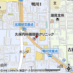 愛媛県松山市鴨川1丁目2周辺の地図