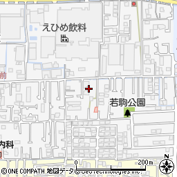 愛媛県松山市安城寺町124周辺の地図