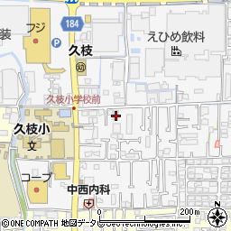 愛媛県松山市安城寺町98周辺の地図