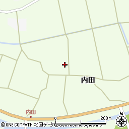 徳島県阿南市山口町内田78周辺の地図