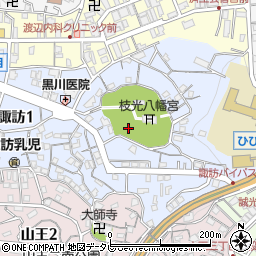 福岡県北九州市八幡東区諏訪周辺の地図