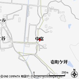 徳島県阿南市桑野町中富周辺の地図