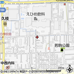愛媛県松山市安城寺町123周辺の地図