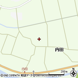 徳島県阿南市山口町内田81周辺の地図