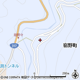 愛媛県松山市宿野町206周辺の地図