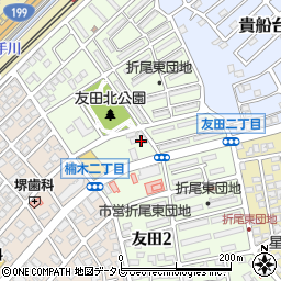 オアシス友田周辺の地図