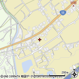 愛媛県西条市小松町明穂568周辺の地図