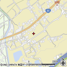 愛媛県西条市小松町明穂565-3周辺の地図