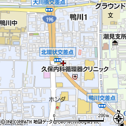パーマプラザ松山鴨川店周辺の地図