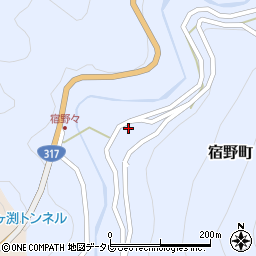 愛媛県松山市宿野町208周辺の地図