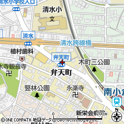 北九石津株式会社　卸部周辺の地図
