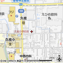 愛媛県松山市安城寺町204周辺の地図