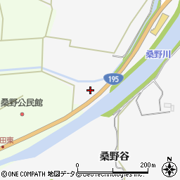 徳島県阿南市桑野町（井ノ口原）周辺の地図