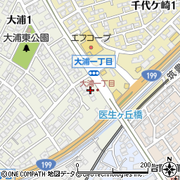 セイコー薬局　大浦店周辺の地図