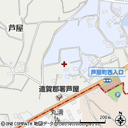 福岡県遠賀郡芦屋町粟屋1294-1周辺の地図