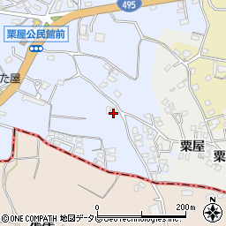 福岡県遠賀郡芦屋町粟屋1121周辺の地図