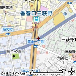 三萩野北公園トイレ周辺の地図