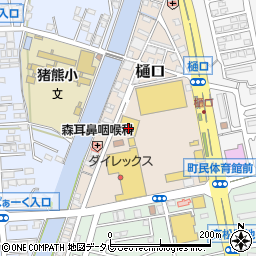 西松屋ライフガーデン水巻店周辺の地図