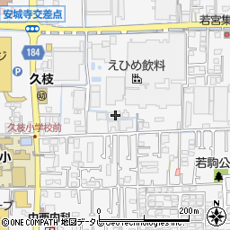 愛媛県松山市安城寺町187周辺の地図