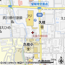 愛媛県松山市安城寺町582周辺の地図