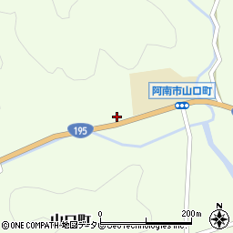 徳島県阿南市山口町久延周辺の地図