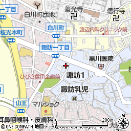 岡田酒店周辺の地図